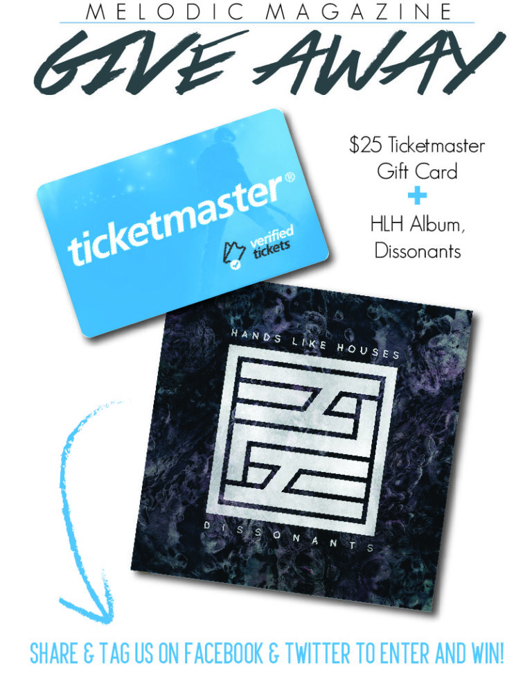 GIVEAWAY: Hands Like Houses Album + TicketMaster Gift Card