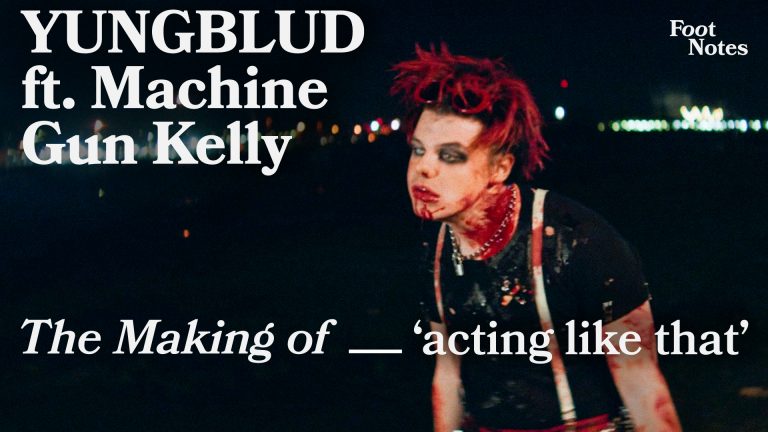 Behind the Scenes with YUNGBLUD on “Acting Like That” music video ft MGK