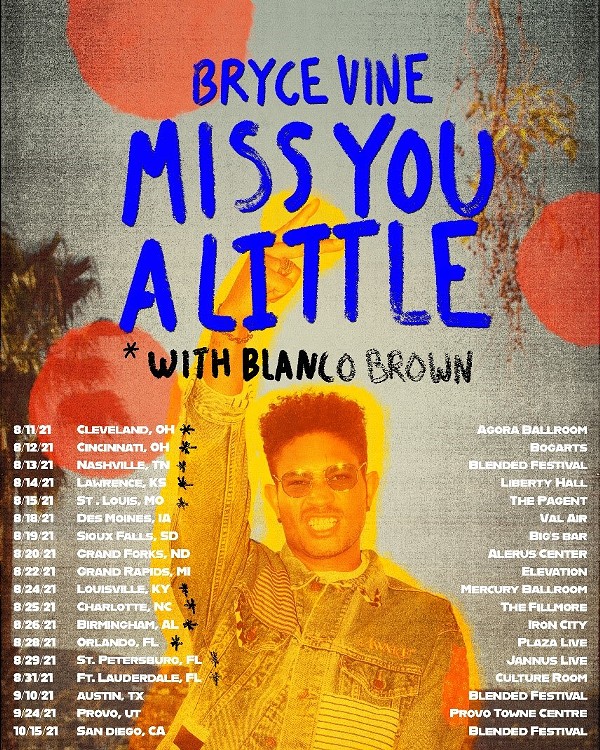 Bryce Vine shares new song “Miss You A Little” with lovelytheband