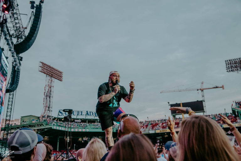 Teddy Swims puts on a stellar show at Fenway Park opening for Zac Brown Band