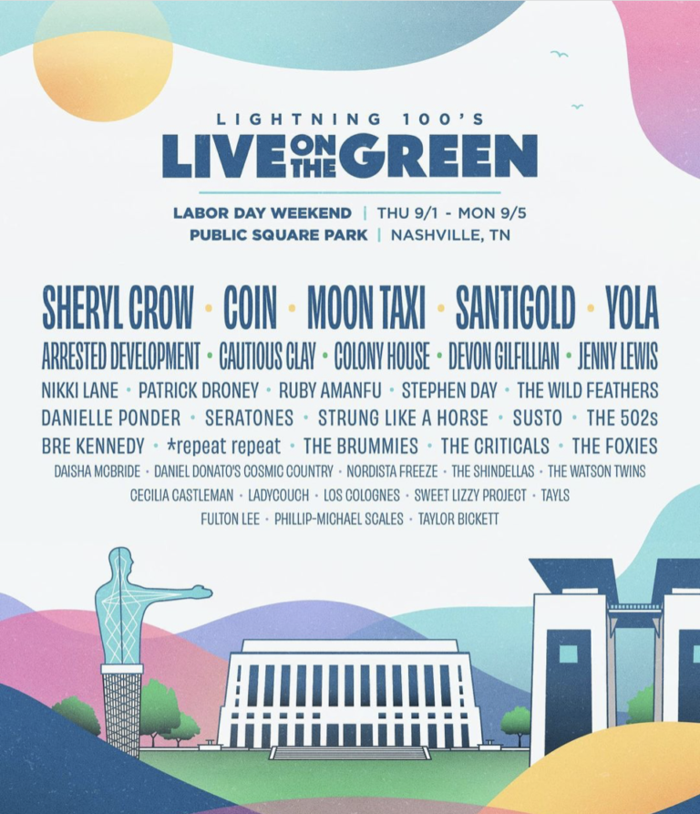 Nashville’s FREE Live On The Green Fest Announces 5 Day Lineup