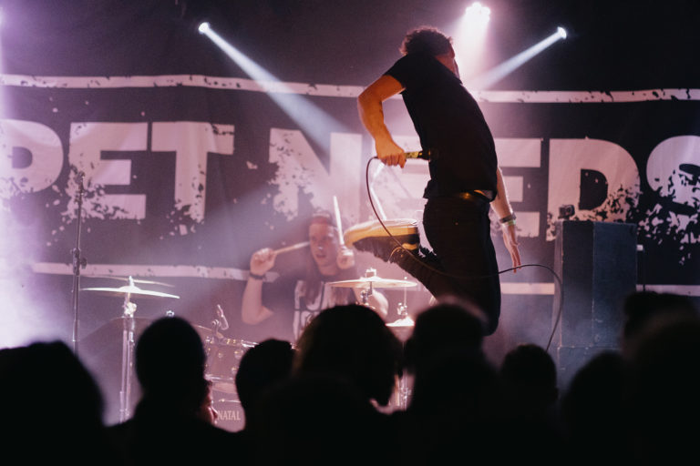 Pet Needs energetic punk rock lands in Southampton, on course for 139 shows this year