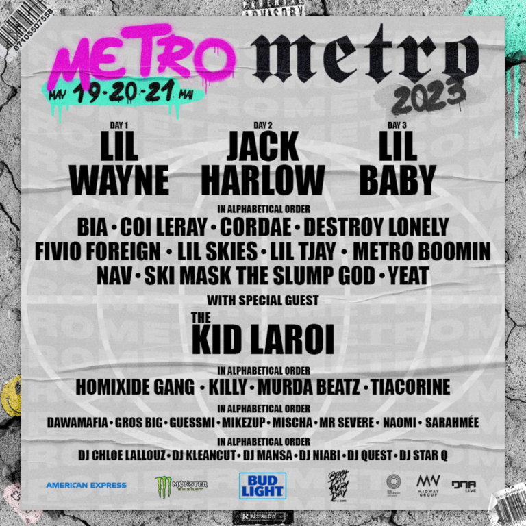 METRO METRO announces its 2023 lineup