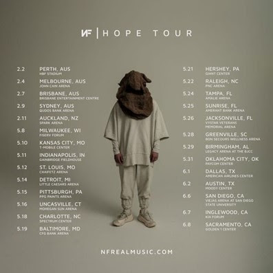 NF Announces Second Leg of HOPE Tour in 2024