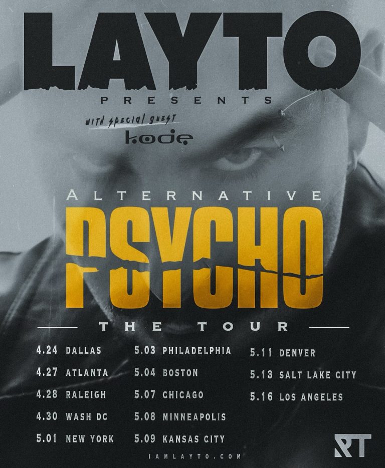 Layto is set to embark on Alternative Psycho The Tour this spring with Kode