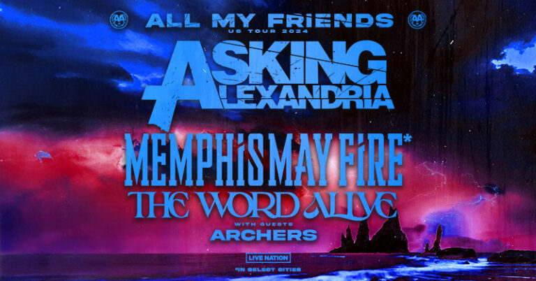 Asking Alexandria announces part 2 of All My Friends Tour
