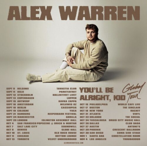 alex warren tour dates