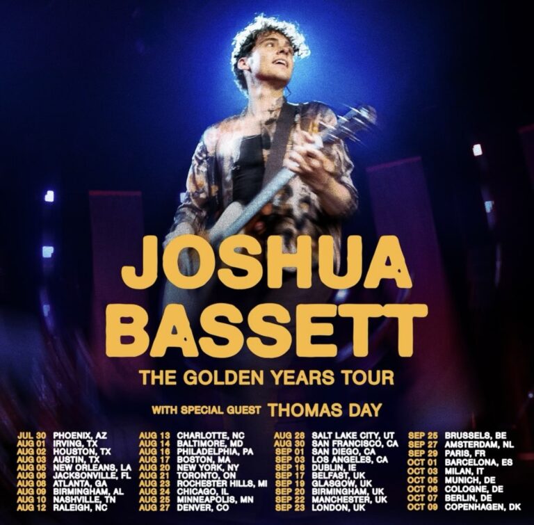 Joshua Bassett is Bringing ‘The Golden Years Tour’ to a City Near You This Summer