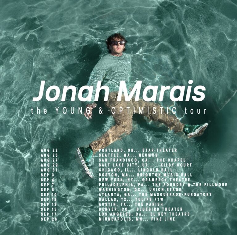 Jonah Marais is Kicking off His Solo Career with ‘the YOUNG & OPTIMISTIC tour’