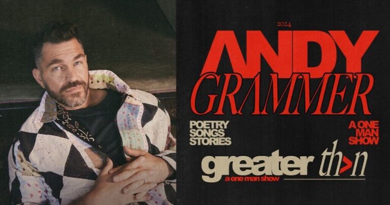 Andy Grammer Brings The ‘greater than a one man show tour’ To A City Near You This Fall