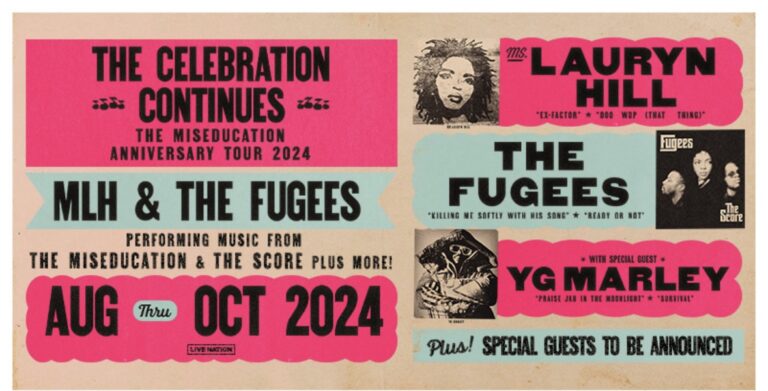 Lauryn Hill & The Fugees Announce ‘The Miseducation Anniversary Tour’