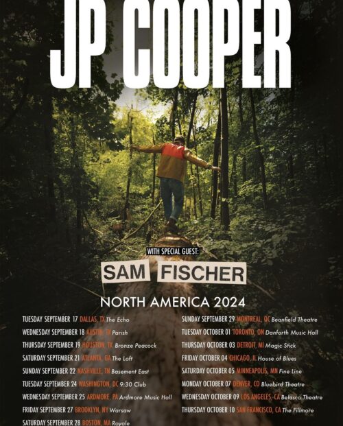 jp cooper tour