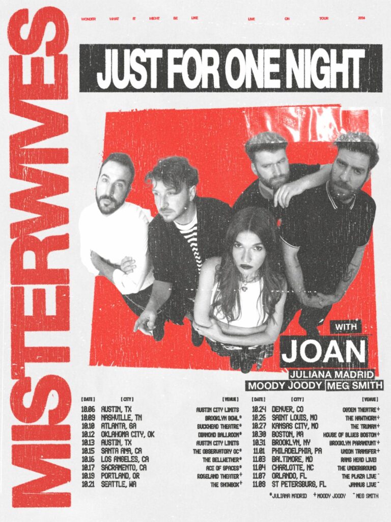 MisterWives Announces The ‘Just For One Night Tour’ + The Release of “Other Side”