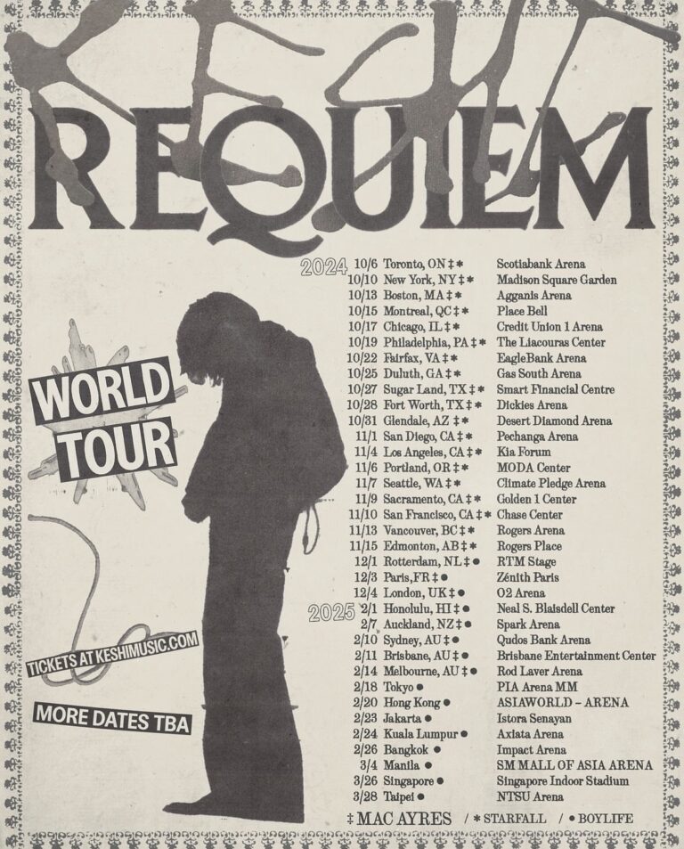 Keshi is Going Around the World For the ‘Requiem World Tour’