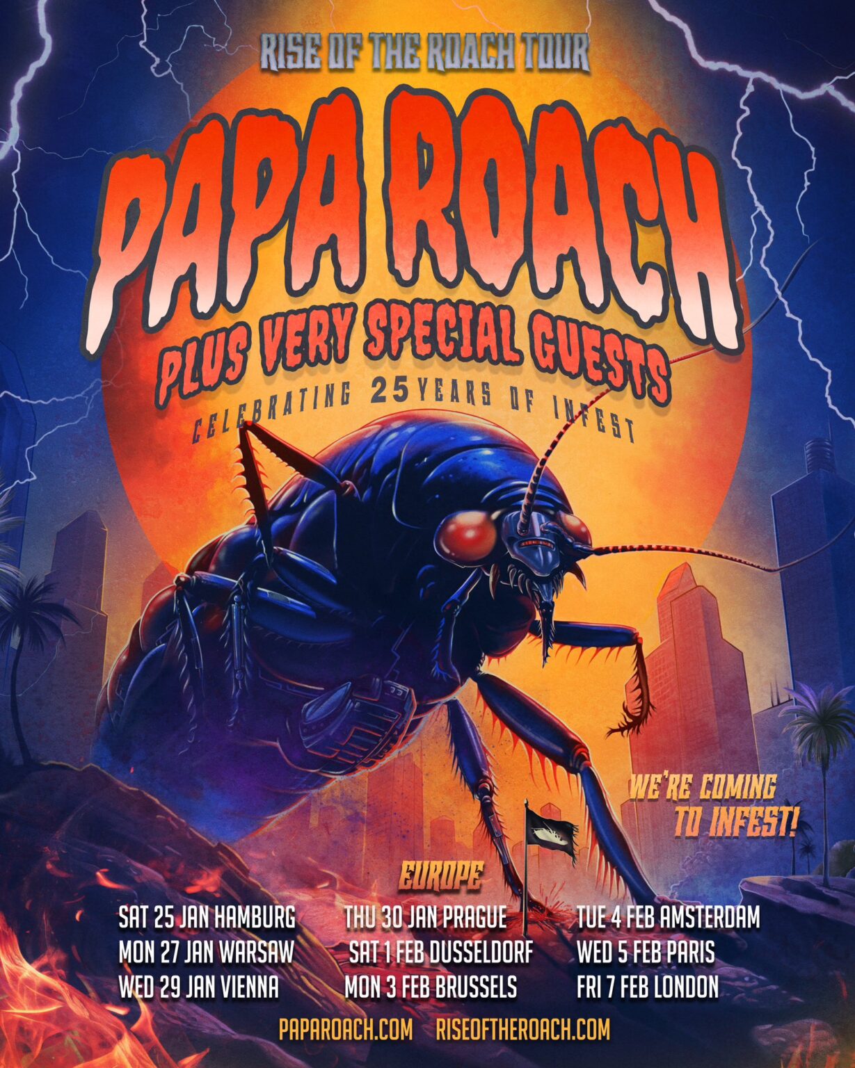 Papa Roach announces Infest’s 25th Anniversary UK/EU Tour