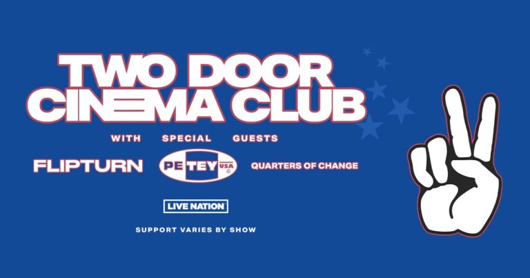 Two Door Cinema Club is Kicking off The Second Half of Their Massive Tour on July 13th