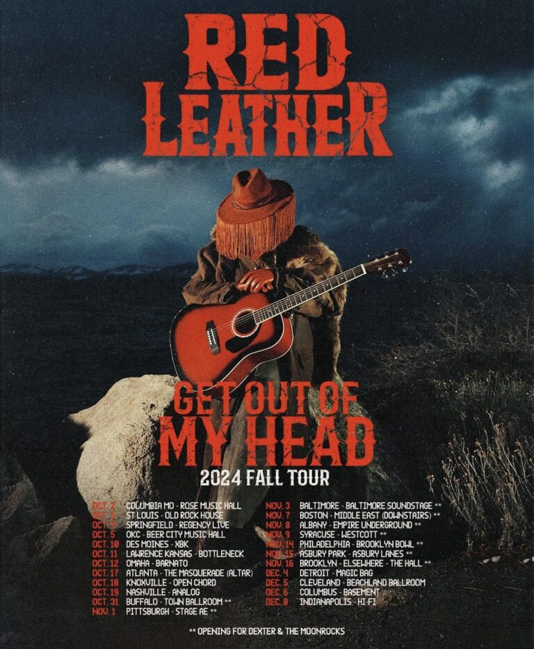 Red Leather is stopping in 23 cities across North America on the ‘Get Out of My Head Tour’