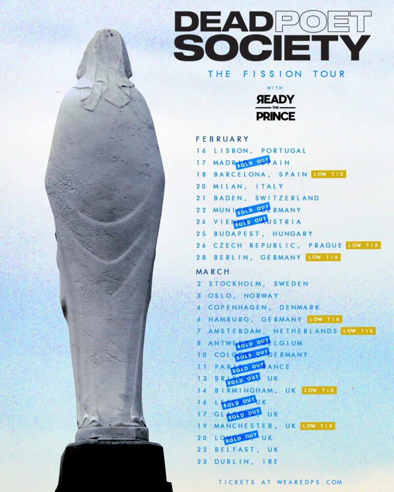 Dead Poet Society is Adding More US Tour Dates to the Fission Tour