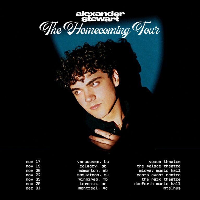 Alexander Stewart announces ‘The Homecoming Tour’ across Canada this fall