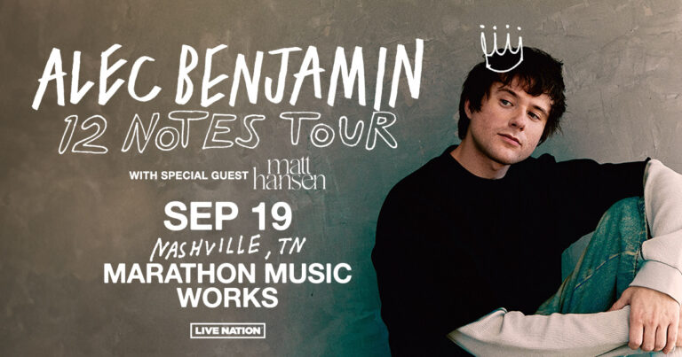 Giveaway: Win a pair of tickets to see Alec Benjamin live in concert