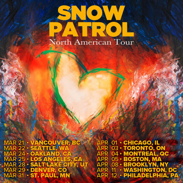 Snow Patrol announces 2025 North American tour and celebrates chart-topping new album “The Forest Is The Path”