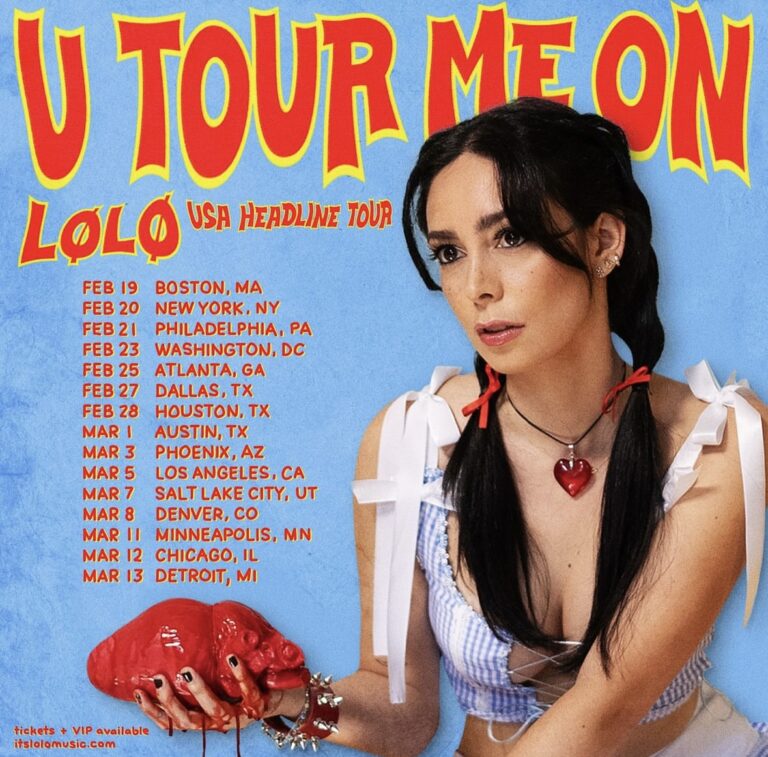 LØLØ announces her first ever US headline tour, ‘U TOUR ME ON’