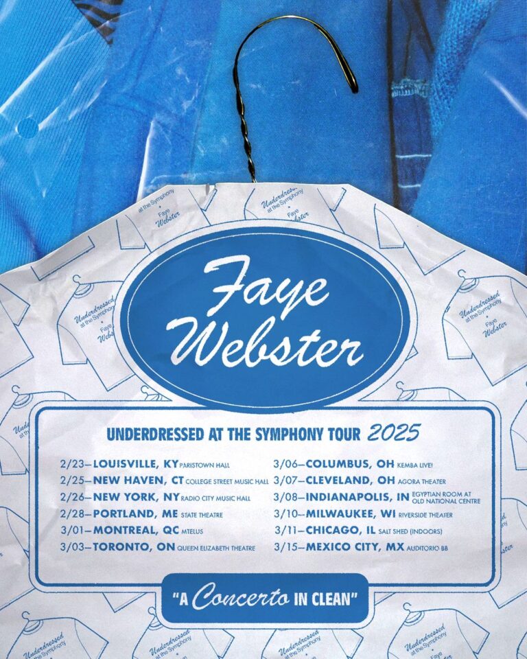 Faye Webster’s Underdressed at the Symphony Tour, coming this Spring