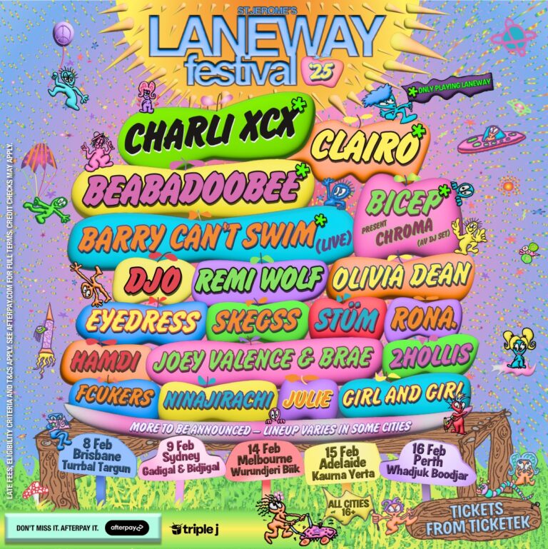 Australia’s Laneway Festival announces star-studded lineup featuring Charli XCX and DJO