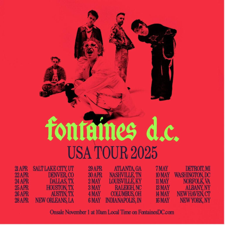 Fontaines D.C. announces additional North American dates for 2025 tour