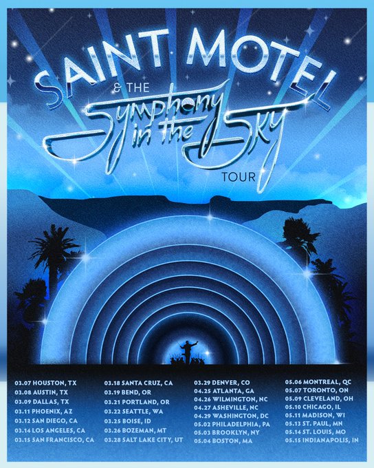 Saint Motel announces “The Symphony of The Sky Tour” beginning in May 2025