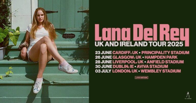 Lana Del Rey hits stadiums for the first time in the UK and Ireland in 2025