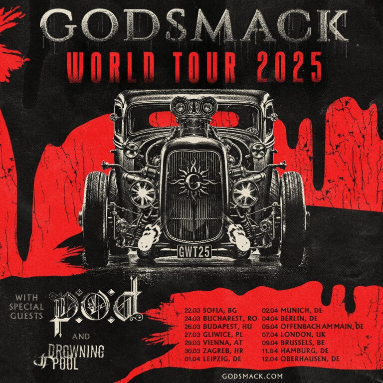 Godsmack announces upcoming 2025 European Tour