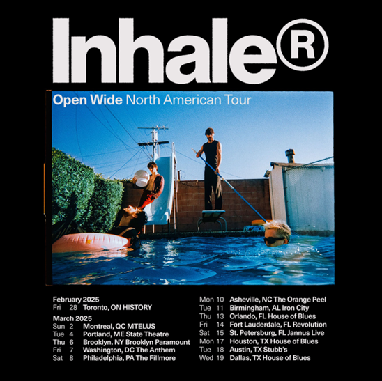 Inhaler adds US dates to upcoming World Tour