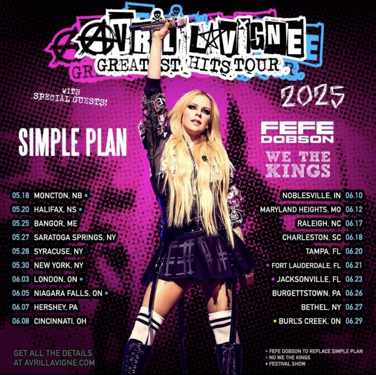 Avril Lavigne is hitting the road for round two of ‘The Greatest Hits Tour’