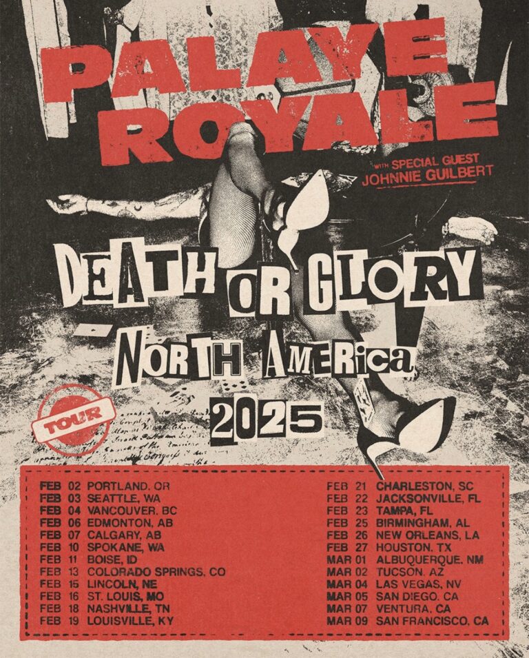 Palaye Royale has announced another round of dates for their ‘Death or Glory North American Tour’