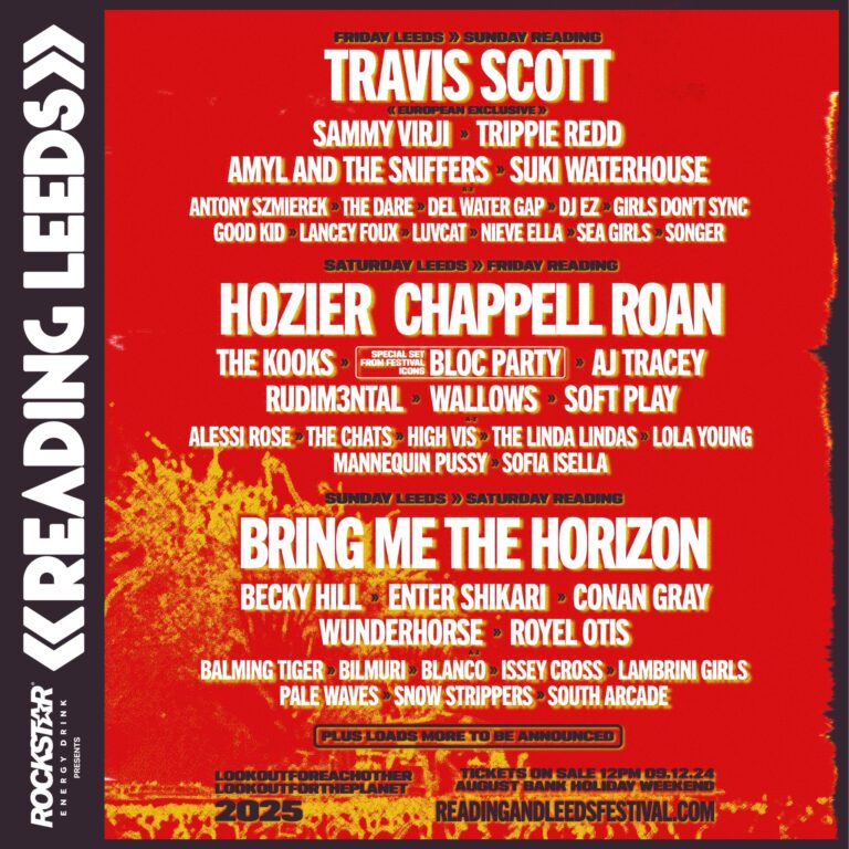 Chappell Roan, Hozier + more to headline 2025 Reading & Leeds Fest