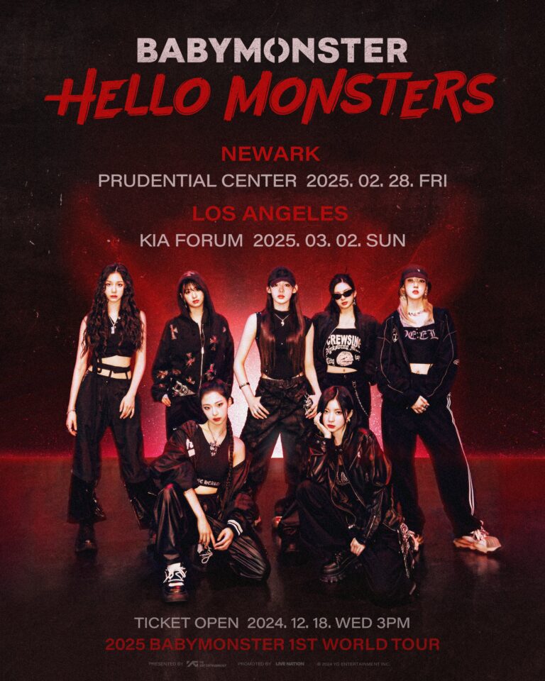 Baby Monster announces Newark and Los Angeles dates for their US live debut