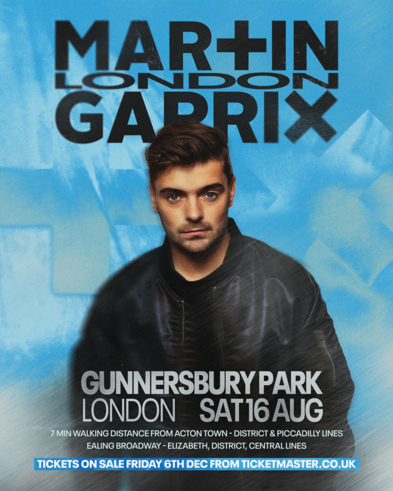 Martin Garrix announces biggest UK headlining show to date at Gunnersbury Park