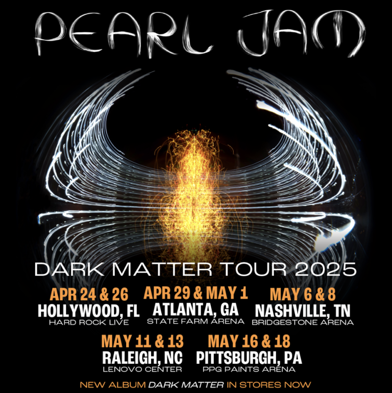 Pearl Jam announces “Dark Matter Tour” kicking off April 24, 2025