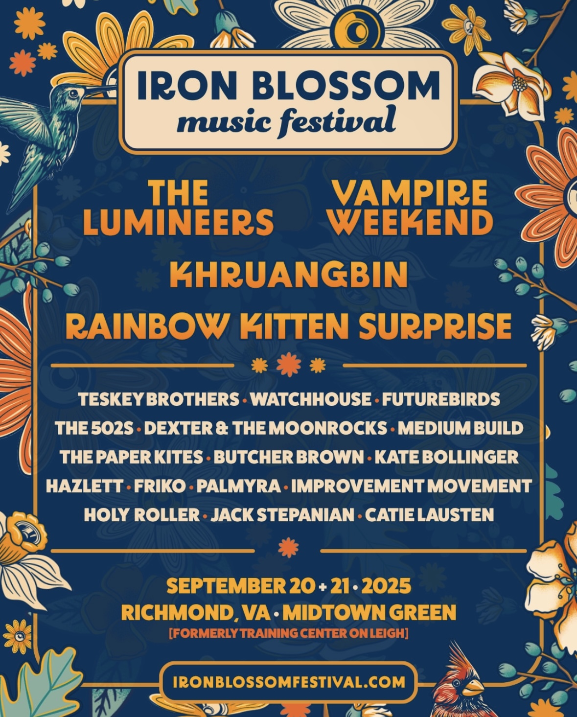 Iron Blossom Music Festival announces their 2025 headliners